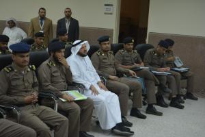 Jamoum Department of Chemistry Holds (How to Deal with Chemical Substances) Course for Civil Defense Officers